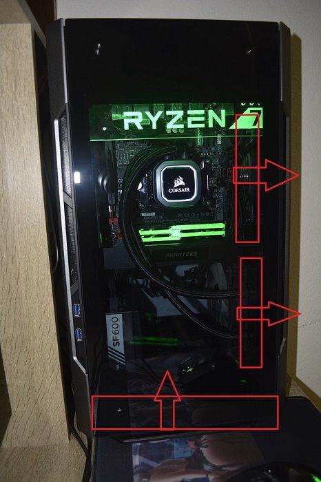 Phanteks Shift Ryzen flux d'aire