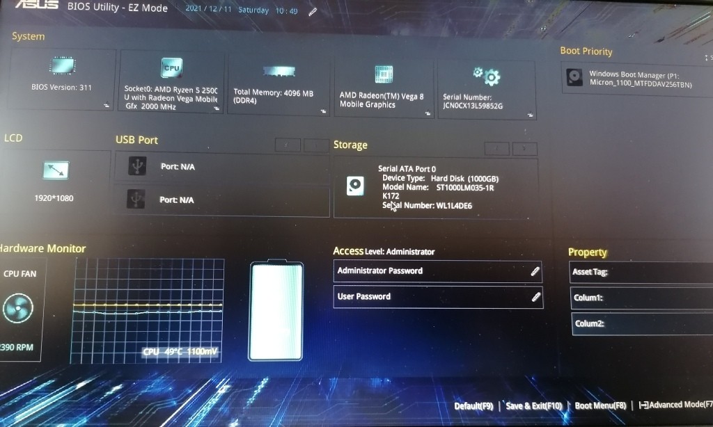 Bios Asus 