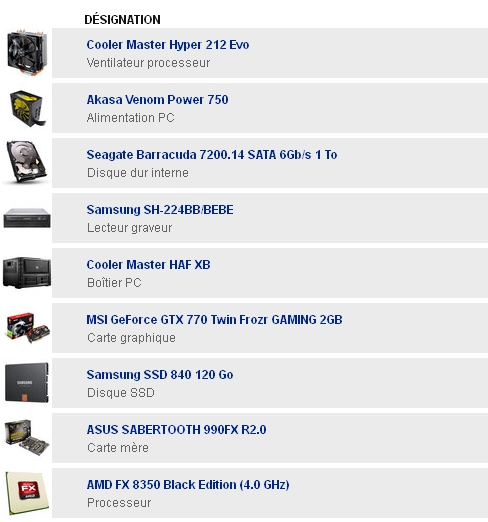 Panier Ldlc 