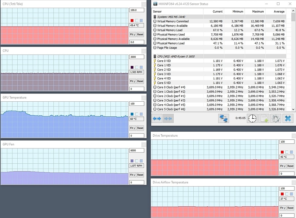 Amd R5 1600af+gtx970-ingame Tools S 
