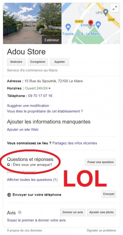 Arnaque 
