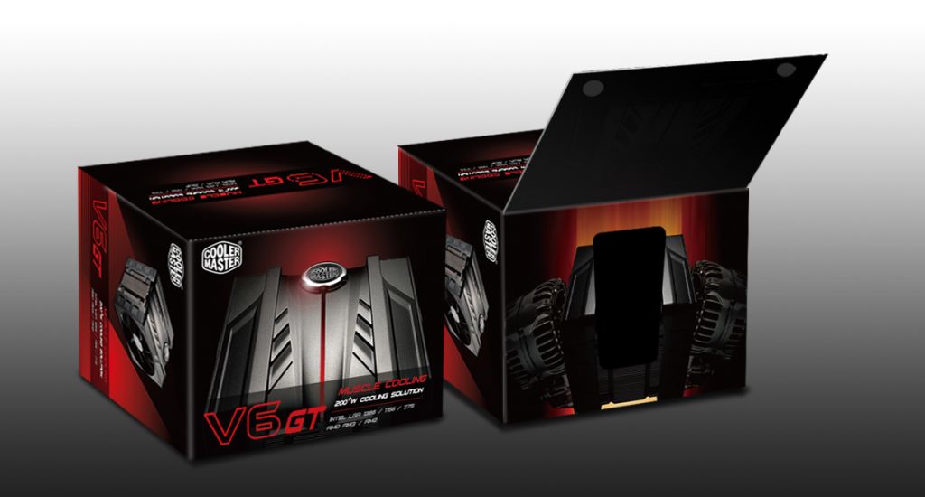 V6gt Box Packaging du ventirad V6 GT