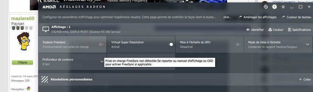 Freesync Off freesync off