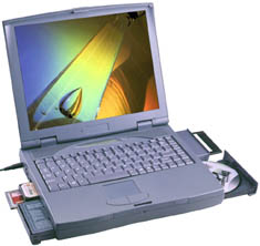 Xnet Mp979 (1997) 1st notebook (09/1998 -> 01/2005).<br />
Config : intel Pentium MMX 266mhz, chipset 430TX, SDR 64mo (16mo stock), VGA 2mo shared, HDD Toshiba 3.2go ide, CD, zip100 ide (smart bay), D7, 14,1"TFT XGA 1024x768, Win 2000 SP3 (Win 95 stock).