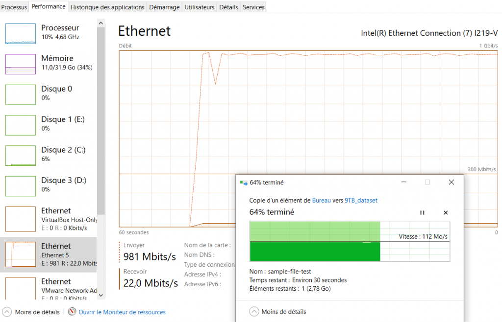 Freenas-test-debit 