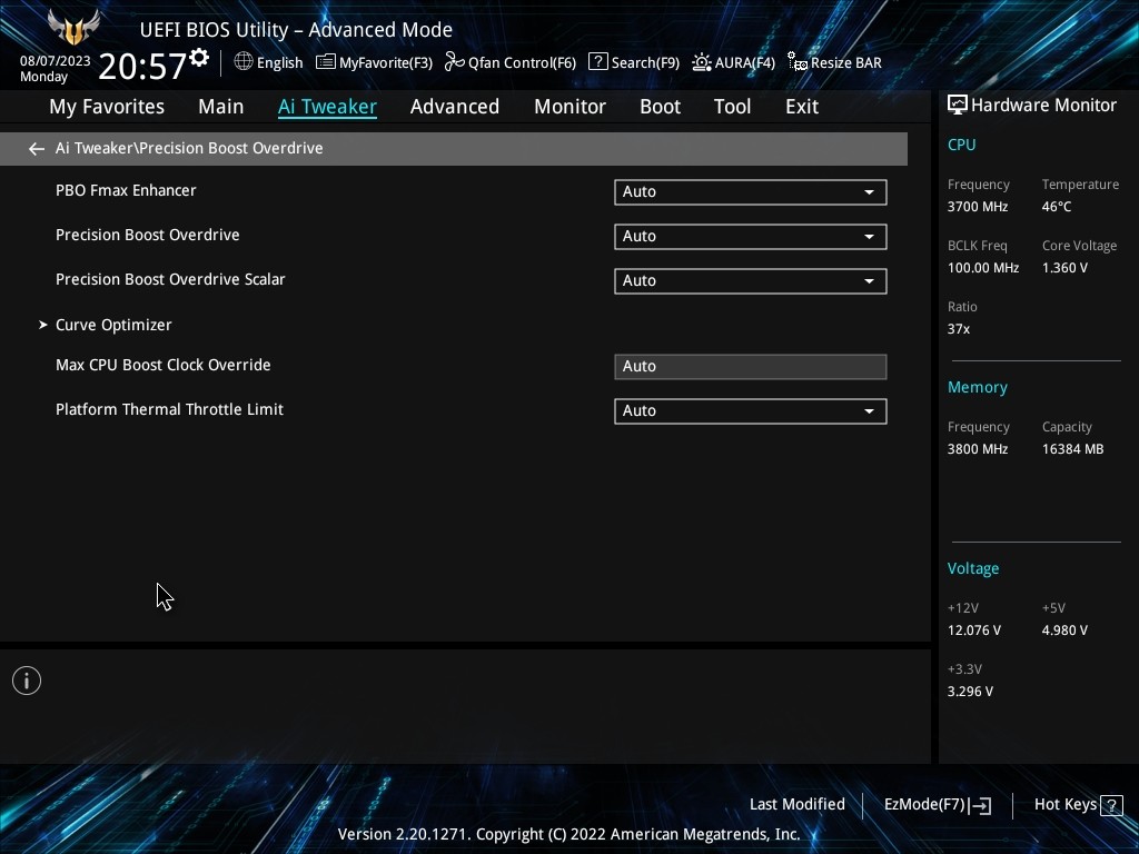 Bios B550 23 08 07 