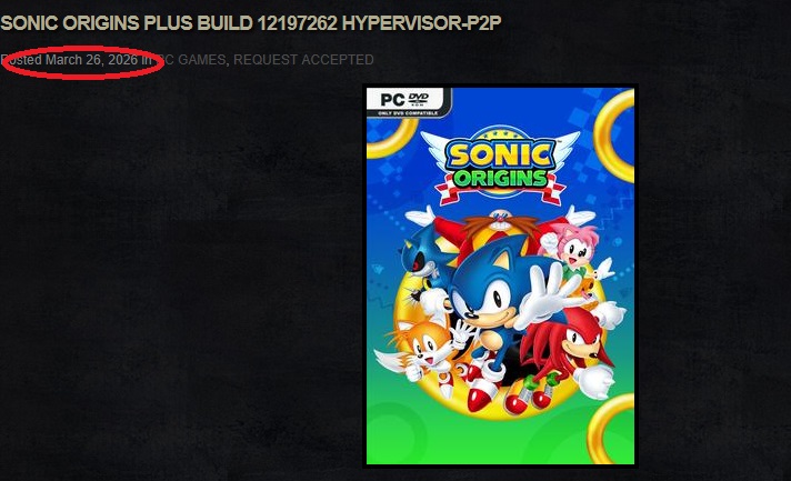 Sonic Origins Plus Sonic Origins Plus