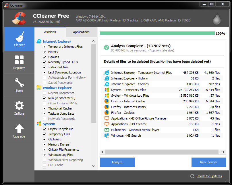 Ccleaner Rsultats 