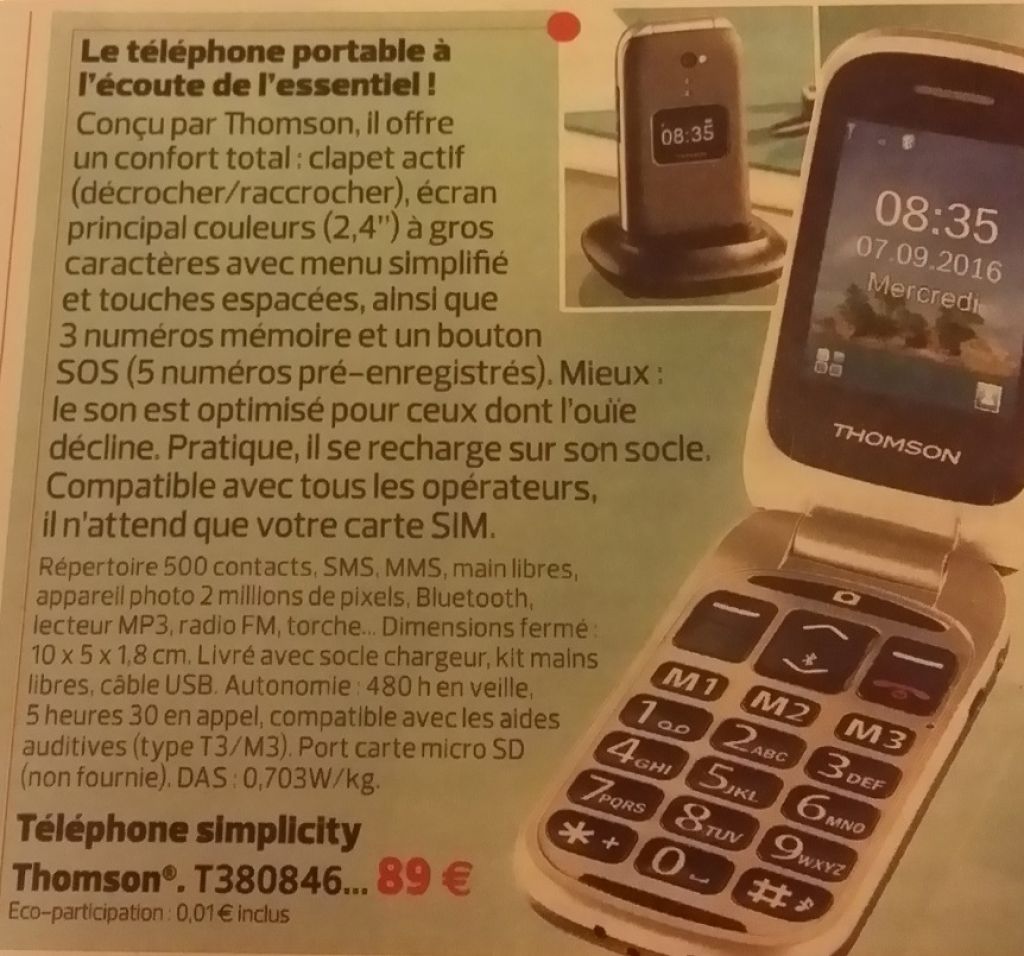 T�l�phone �89! 