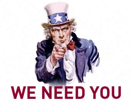 We Need You 