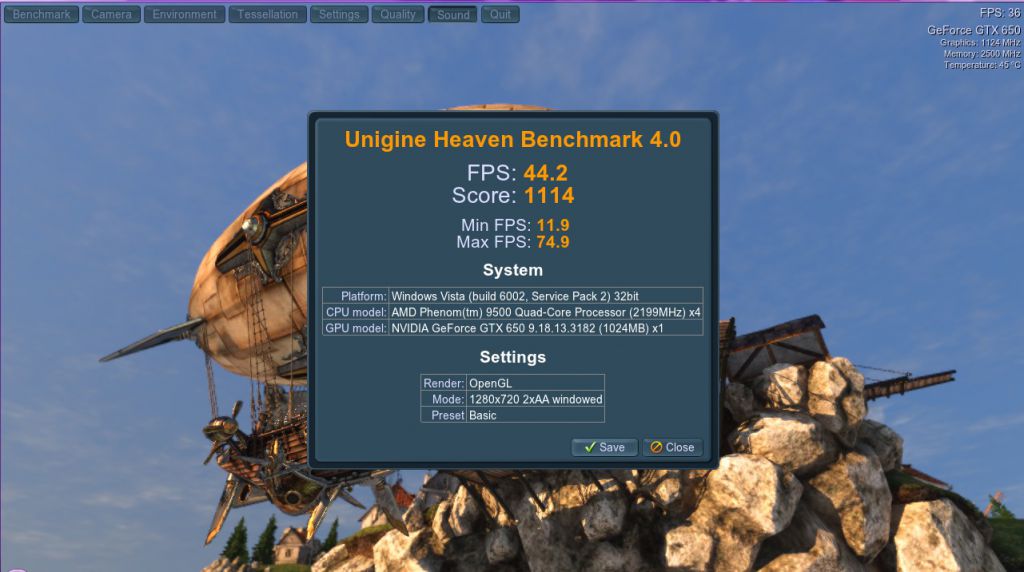 Heaven Benchmark Windows Unigine Heaven Benchmark sous Windows