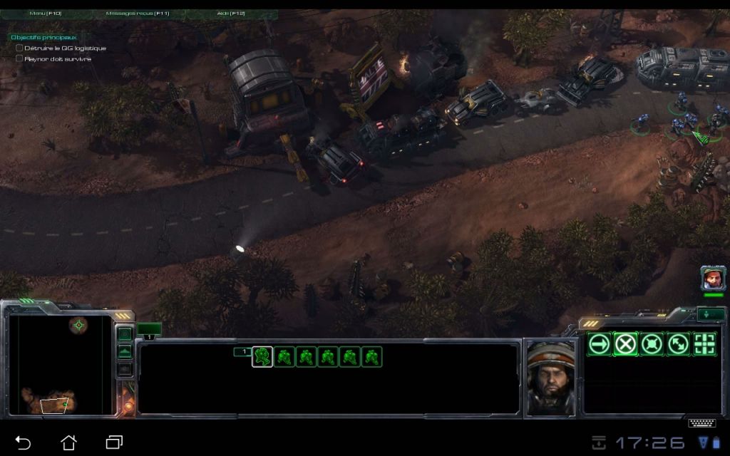 Starcraft Ii Via Splashtop Remote, Depuis Une Asus Transformer 