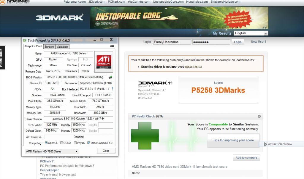 3dmark 11 Soc 
